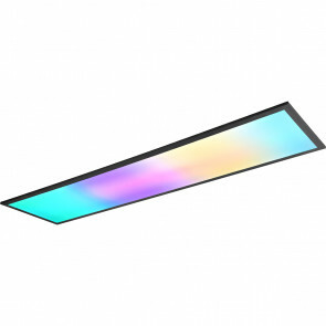 LED Plafondlamp - Plafondverlichting - Trion Atex - 31W - RGBW - Dimbaar - Aanpasbare Kleur - Afstandsbediening - Nachtlamp - Mat Zwart - Metaal 1
