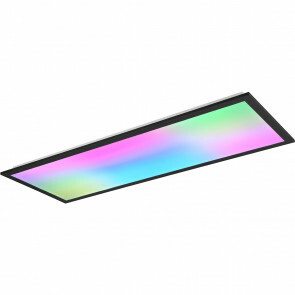 LED Plafondlamp - Plafondverlichting - Trion Atex XL - 31W - RGBW - Dimbaar - Aanpasbare Kleur - Afstandsbediening - Nachtlamp - Mat Zwart - Metaal 1