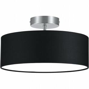 LED Plafondlamp - Plafondverlichting - Trion Hotia - E14 Fitting - 2-lichts - Rond - Mat Zwart - Aluminium