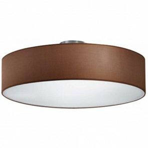 LED Plafondlamp - Plafondverlichting - Trion Hotia - E27 Fitting - 3-lichts - Rond - Mat Bruin - Aluminium