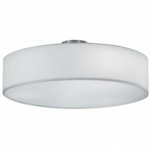 LED Plafondlamp - Plafondverlichting - Trion Hotia - E27 Fitting - 3-lichts - Rond - Mat Wit - Aluminium