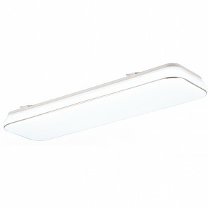 LED Plafondlamp - Plafondverlichting - Trion Lana - 28W - Natuurlijk Wit 4000K - Dimbaar - Rechthoek - Wit - Kunststof 1