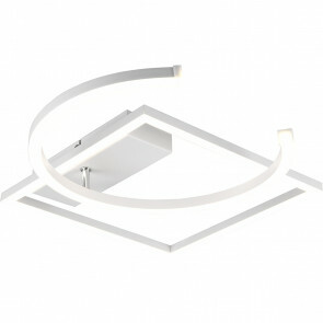 LED Plafondlamp - Plafondverlichting - Trion Pivacci - 23W - Natuurlijk Wit 4000K - Rond - Mat Wit - Aluminium