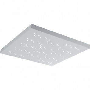 LED Plafondlamp - Plafondverlichting - Trion Tarza - 36W - Aanpasbare Kleur - Vierkant - Mat Wit - Aluminium