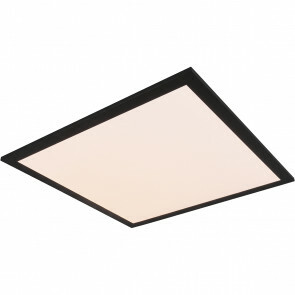 LED Plafondlamp - Plafondverlichting - Trion Tirus - 18W - Aanpasbare Kleur - Vierkant - Mat Zwart - Aluminium