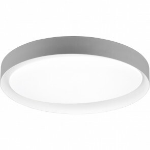 LED Plafondlamp - Plafondverlichting - Trion Zati - 24W - Aanpasbare Kleur - Rond - Mat Grijs - Kunststof