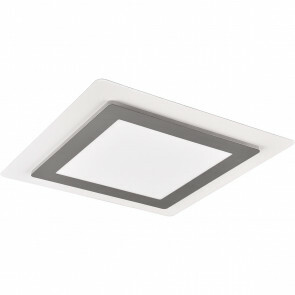 LED Plafondlamp - Trion Groan - 46W - Aanpasbaar kleur - Dimbaar - Vierkant - Mat Nikkel - Metaal 1