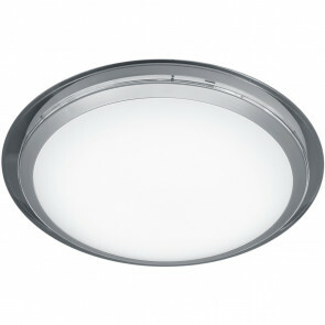 LED Plafondlamp - Trion Mizona - 18W - Aanpasbare Kleur - Dimbaar - Afstandsbediening - Rond - Transparent Helder - Kunststof 