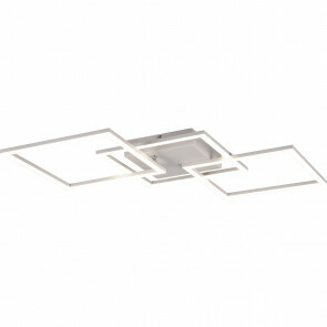 LED Plafondlamp - Trion Square - 38W - Natuurlijk Wit 4000K - Vierkant - Mat Wit - Metaal 1