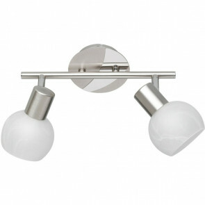LED Plafondspot - Trion Besina - E14 Fitting - 2-lichts - Rond - Mat Nikkel - Aluminium