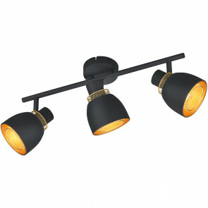LED Plafondspot - Trion Blado - E14 Fitting - 3-lichts - Rechthoek - Mat Zwart - Metaal 1