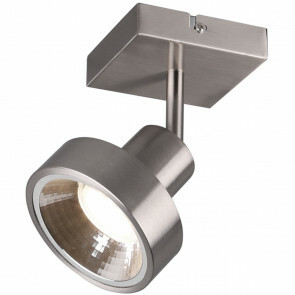 LED Plafondspot - Trion Leonida - GU10 Fitting - 1-lichts - Vierkant - Mat Nikkel - Aluminium