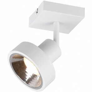 LED Plafondspot - Trion Leonida - GU10 Fitting - 1-lichts - Vierkant - Mat Wit - Aluminium