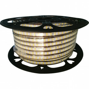 LED Strip - Aigi Strobi - 50 Meter - Dimbaar - IP65 Waterdicht - Warm Wit 3000K - 2835 SMD 230V