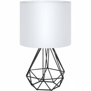 LED Tafellamp - Tafelverlichting - Aigi Larano - E14 Fitting - Rond - Mat Zwart - Aluminium