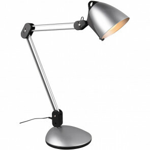 LED Tafellamp - Tafelverlichting - Trion Nadas - 6W - Aanpasbare Kleur - Dimbaar - Rond - Mat Titaan - Kunststof 