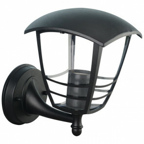 LED Tuinverlichting - Buitenlamp - Narmy 1 - Wand - Mat Zwart - E27 Fitting - Rond - Aluminium
