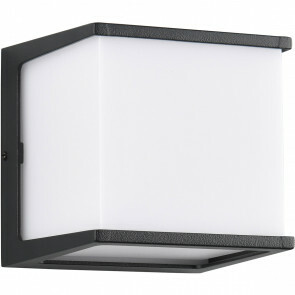 LED Tuinverlichting - Buitenlamp - Wandlamp - Trion Lera - 8W - Warm Wit 3000K - Vierkant - Mat Zwart - Aluminium 1