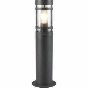 LED Tuinverlichting - Staande Buitenlamp - Trion Paulo - E27 Fitting - Spatwaterdicht IP44 - Rond - Antraciet - Metaal 1