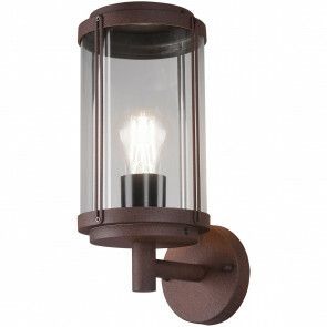LED Tuinverlichting - Tuinlamp - Trion Taniron - Wand - E27 Fitting - Roestkleur - Aluminium