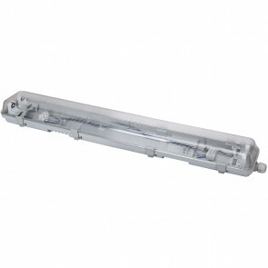 LED Waterdichte TL Armatuur - Velvalux Strela - 60cm - Dubbel - Koppelbaar - Waterdicht IP65