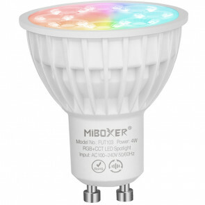 Mi-Light - LED Spot - Smart LED - Wifi LED - Slimme LED - 4W - GU10 Fitting - RGB+CCT - Aanpasbare Kleur - Dimbaar