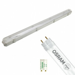 OSRAM - LED TL Armatuur met T8 Buis - SubstiTUBE Value EM 830 - Aigi Hari - 120cm Enkel - 16.2W - Warm Wit 3000K