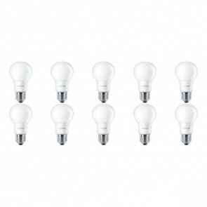PHILIPS - LED Lamp 10 Pack - CorePro LEDbulb 827 A60 - E27 Fitting - 8W - Warm Wit 2700K | Vervangt 60W