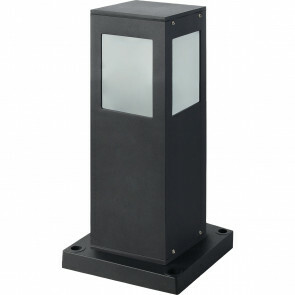 Staande Buitenlamp - Sokkellamp - Kavy 1 - E27 Fitting - Vierkant - Zwart