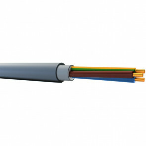 YMVK Kabel - Buitenkabel - 3x2.5mm - 3 Aderig - Grijs - 1 Meter
