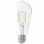 CALEX - LED Lamp 6 Pack - Filament ST64 - E27 Fitting - 6W - Warm Wit 2700K - Transparant Helder 2