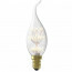 CALEX - LED Lamp - Kaarslamp BXS35 - E14 Fitting - 1W - Warm Wit 2100K - Transparant Helder 2