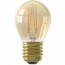 CALEX - LED Lamp - Kogellamp P45 - E27 Fitting - Dimbaar - 3W - Warm Wit 2100K - Goud