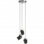 COCO Maison - Ruby Hanglamp - E27 Fitting - 3-lichts - Rond - Mat Zwart - Aluminium