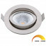 EcoDim - LED Spot - Inbouwspot - ED-10024 - 5W - Waterdicht IP54 - Dimbaar - Dim to Warm - Warm Wit 2000K-3000K - Geborsteld Nikkel - Aluminium - Rond - Kantelbaar 2