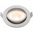EcoDim - LED Spot - Inbouwspot - ED-10024 - 5W - Waterdicht IP54 - Dimbaar - Dim to Warm - Warm Wit 2000K-3000K - Geborsteld Nikkel - Aluminium - Rond - Kantelbaar 3
