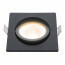 EcoDim - LED Spot - Inbouwspot - ED-10026 - 5W - Waterdicht IP54 - Dimbaar - Dim to Warm - Warm Wit 2000K-3000K - Mat Zwart - Aluminium - Vierkant - Kantelbaar 3
