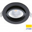 EcoDim - LED Spot - Inbouwspot - ED-10029 - 5W - Waterdicht IP54 - Dimbaar - Warm Wit 2700K - Mat Zwart - Aluminium - Rond - Kantelbaar 2