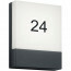 Huisnummer Verlichting - Trion Pecano - 6W - Warm Wit 3000K - Mat Zwart - Aluminium 2