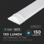 LED Balk - Viron Kilas - 38W High Lumen - Warm Wit 3000K - Mat Wit - Kunststof - 150cm 8