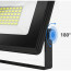 LED Bouwlamp 10 Watt - LED Schijnwerper - Aigi Iglo - Natuurlijk Wit 4000K - Waterdicht IP65 - Mat Zwart - Aluminium 7