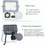 LED Bouwlamp met Sensor - Aigi Zuino - 20 Watt - Helder/Koud Wit 6500K - Waterdicht IP65 - Kantelbaar - Mat Grijs - Aluminium 4