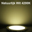LED Downlight 6 Pack - Opbouw Rond Hoog 10W - Natuurlijk Wit 4200K - Mat Zwart Aluminium - Ø140mm 10