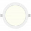 LED Downlight Pro - Aigi Trinko - Inbouw Rond 20W - Natuurlijk Wit 4000K - Mat Wit - Kunststof - Ø222mm