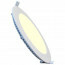 LED Downlight Slim Pro - Aigi - Inbouw Rond 20W - Warm Wit 3000K - Mat Wit Aluminium - Ø240mm