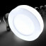 LED Downlight Slim Pro - Aigi Strilo - Opbouw Rond 6W - Warm Wit 3000K - Mat Wit - Kunststof 3