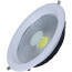 LED Downlight - Verona - Inbouw Rond 30W - Helder/Koud Wit 6400K - Mat Wit Aluminium - Ø225mm 2