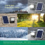 LED Floodlight op Zonne-energie - LED Schijnwerper - Aigi Solina - LED Solar Tuinverlichting Wandlamp - Afstandsbediening - Waterdicht IP66 - 50W - Helder/Koud Wit 6500K 4