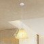 LED Hanglamp - Hangverlichting - Aigi Elsa - E27 Fitting - 1-lichts - Retro - Klassiek - Mat Wit - Aluminium 5