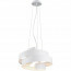 LED Hanglamp - Hangverlichting - Inbouw - Trion Holmon - E27 Fitting - Rond - Mat Wit - Aluminium 2